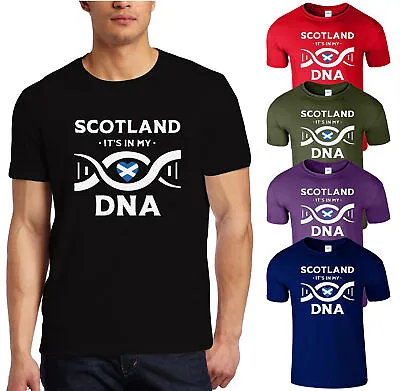 £6.99 • Buy Scotland Its My DNA Football Mens Kids T-Shirt Scottish Team Flag Cup Gift Tee