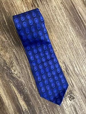 Gucci Blue Pattern Silk Tie Made In Italy • $50