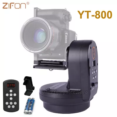 ZIFON YT-800 Pan Tilt Auto Motorized Rotating Panoramic Head With Remote Control • $35