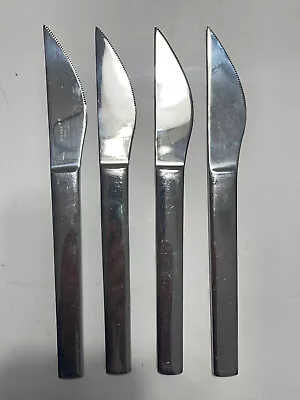 MIKASA PROFILE 4 Modern Solid Dinner Knives Stainless Steel 18/8 Flatware Japan • $20