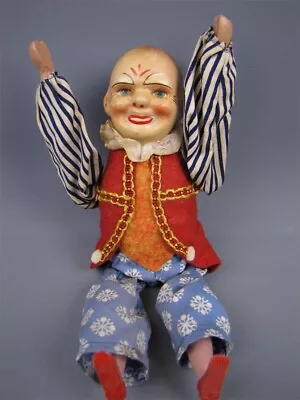 Vintage Mechanical Circus Conductor Acrobat Tumbler Toy Doll 9  • $179.95