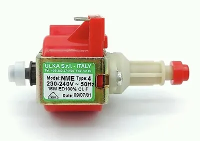 ULKA NME TYPE 4 16W 230-240VAC NSF Solenoid Water Pump Coffee Machine 50Hz 2 Pin • £15.95