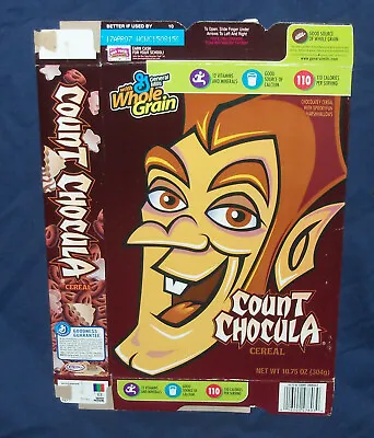 Older COUNT CHOCULA Cereal Box General Mills 2006 Halloween Poster MONSTER • $9.99