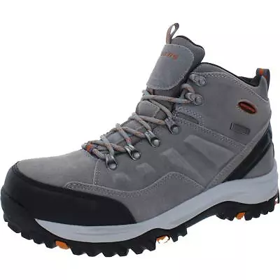 Skechers Mens Relment- Pelmo Gray Hiking Boots 9.5 Extra Wide (EE) BHFO 7890 • $29.99