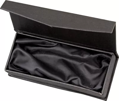 Small Gift Box W/Magnetic Lid Closure Foam Insert Black Cardboard Construction • $9.89