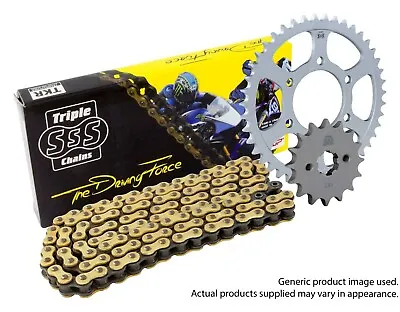 Chain And Sprocket Kit To Fit Honda Cbr1000 F 1996-2000 Triple S O-ring Gold • £84.99