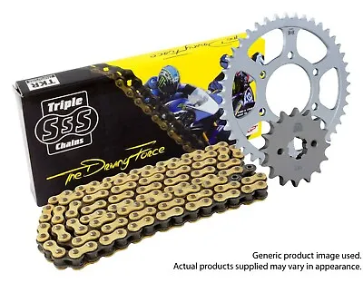 Chain And Sprocket Kit To Fit Honda Cbr600 F 1987-1990 Triple S O-ring Gold • £84.99