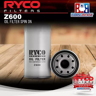 Ryco Z600 Oil Filter Spin On • $47