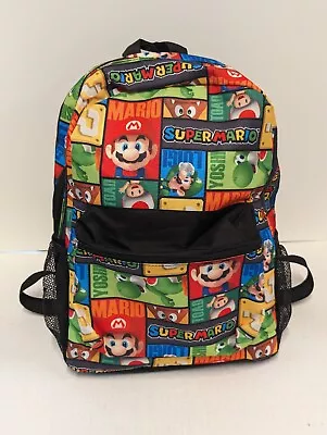 Nintendo Super Mario Brothers Kids Backpack 16 Inches Long • $15