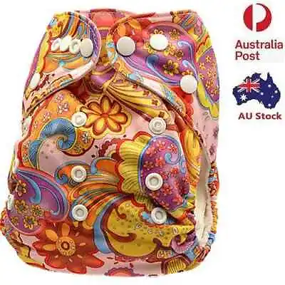 $8.99 • Buy Reusable Pocket Baby Modern Cloth Nappy Pocket Nappies Diaper FREE Inserts (D31)
