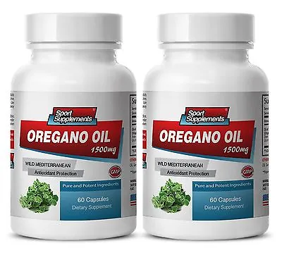 Manganese Dioxide - New Oregano Oil 1500mg - All-Natural Heart Tonic 2B • $36.30