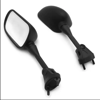 $27.42 • Buy 2005-2008 ZX-6R 636 ZX6RR Black Side Racing Mirrors For Kawasaki Ninja