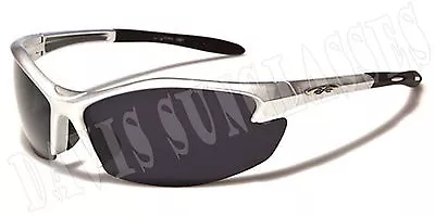 X Loop Sunglasses XL35804 UV400 Davis E5 Silver Smoke Lens • $9.99