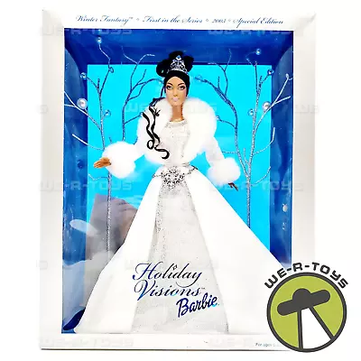 Holiday Visions Barbie Doll African American Winter Fantasy Special Edition 2003 • $58.45