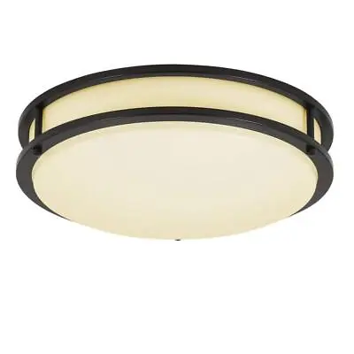 £86.25 • Buy EnviroLite Ceiling Light 16  Round Flush Mount LED Light Bronze