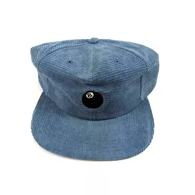 £35 • Buy Stüssy 8 Ball Cord Strapback Cap Blue