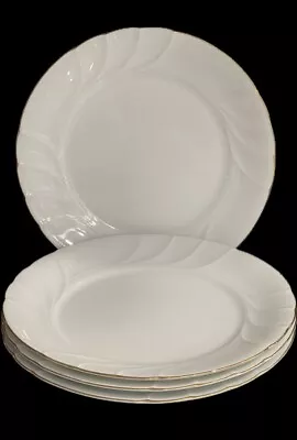 Mikasa Gold Wedding Band Salad Plates 8.25” Set Of 4 • $28.50