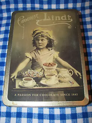 Vintage Lindor LINDT Chocolate Tin Candy Box • $8