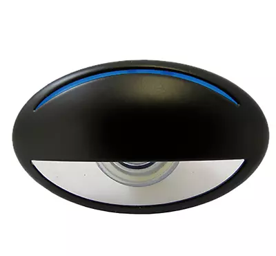 Marine RV Boat LED Down Courtesy Light Blue Accent Black Bezel Clear Lens • $15.99