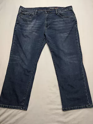 Izod Comfort Stretch Mens 42x30 Blue Jeans Straight Mid Rise • $11.94