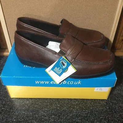 Easy B Ladies Brisbane Chestnut ExtraWide Fitting Brand New Size 7 Fit 4E Free P • £15