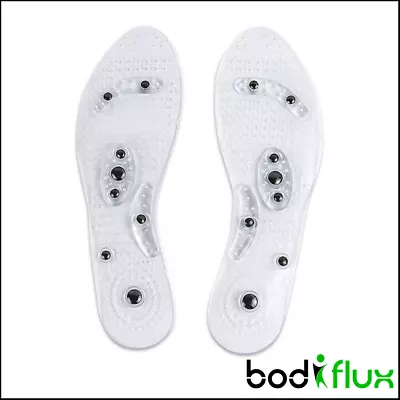 £6.99 • Buy Magnetic Orthotic Acupressure Reflexology Foot Support Insoles (Cut To Fit) UK