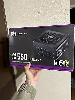 Cooler Master V550 550W 80 Plus Gold Pc Power Supply (US Plug) • $35