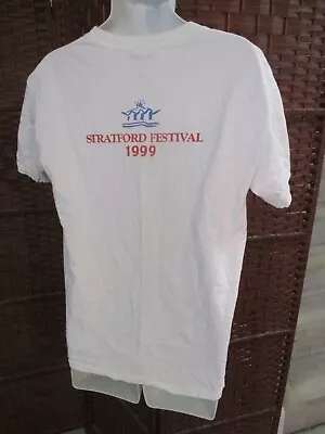 Vintage 1999 Stratford Festival T Shirt Large 90s Shakespeare Macbeth 90s • $8