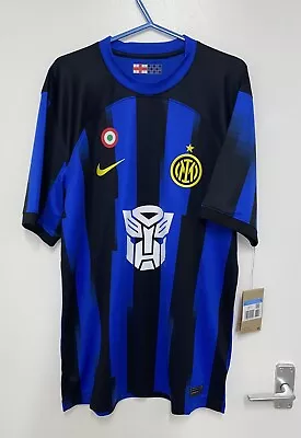 Bnwt INTER MILAN 2023-24 Home FOOTBALL SHIRT   Transformers SERIE A • £109.99