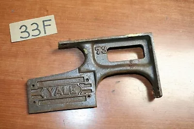 Vintage Yale No.73 Door Closer Bracket Cast Iron Industrial E • $51.74