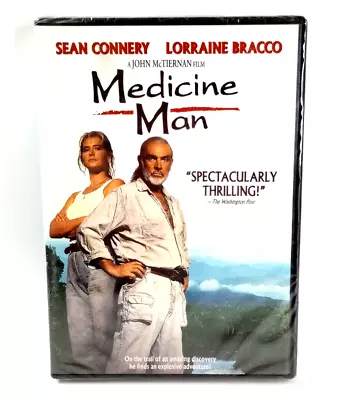 Medicine Man (DVD 1992) Sean Connery Lorraine Bracco Brand New Sealed • $11.99