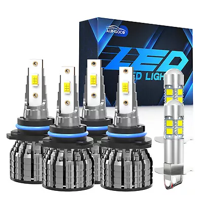 LED Headlights Fog Lights Bulbs For Chevy K1500 2500 3500 C1500 C3500  1990-1998 • $79.99