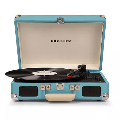 CROSLEY Crosley Cruiser Turquoise - Bluetooth Portable Turntable • $276.97