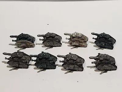 8 X Warhammer Epic 40k Imperial Guard Leman Russ Lot Metal OOP Painted  • $59.99