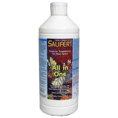 Salifert Marine All In One Coral Reef Fish Tank Aquarium Supplement Saltwater Ro • £13.99