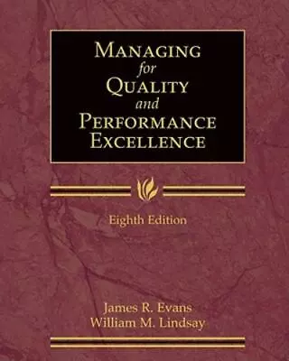 Managing For Quality And Performance Excellence  Evans James R. • $11.05