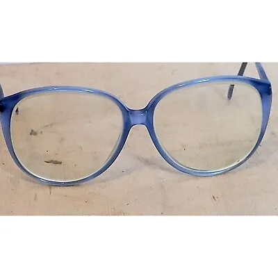 Vintage Diane Von Furstenburg Blue Frame Glasses Fragrance Canada Plastic • $129.99