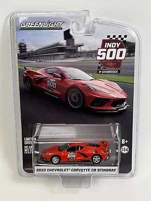 2020 Chevrolet Corvette C8 Stingray Indy 500 Pace Car 1:64 Greenlight 30227 • $10.99