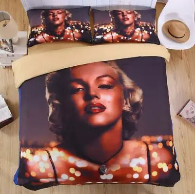 3D Elegant Marilyn Monroe KEP2613 Bed Pillowcases Quilt Duvet Cover Kay • $60.38