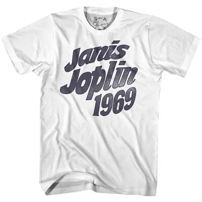 Janis Joplin Live Woodstock 1969 Men's T Shirt Retro Rock Star Vintage Logo Tee • $26.50