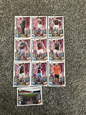 £3 • Buy Aston Villa Topps Match Attax Football Cards Bundle X10 12/13 Edition