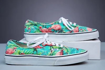 Vans Doren Era Pink Flamingo & Palm Trees Skateboard Shoes Men’s 7.5 Women’s 9 • $34.99