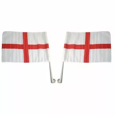 New 2X England Car Flags For Car Window Home Bike Euros 2021 St George Show Flag • £7.19