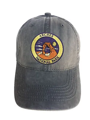 Arches National Park Adjustable Curved Bill Strap Back Dad Hat Baseball Cap • $16.95