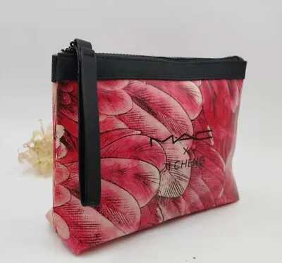 MAC X JI CHENG Makeup Cosmetic Bag Travel Toiletry Pouch Limited Edition NEW • $17.95