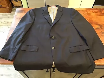 New HART SCHAFFNER MARX New York Classic Fit Sport Coat Jacket BLACK 50 REG   • $149.99
