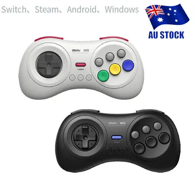 Wireless Controller Bluetooth Gamepad For PC/Switch/Android 8Bitdo M30 MacOS AU • $55.89