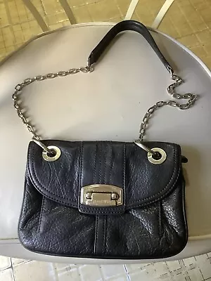 B Makowsky Black Leather Crossbody Purse Handbag New Without Tags FREE SHIPPING • $29.99