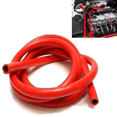 $6.95 • Buy 3/8  ID 3-PLY Performance RED Silicone Hose 10mm 350F Radiator Coolant Vacuum