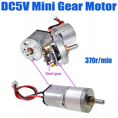 2-6V DC Micro Speed Reduction Gear Motor CW/CCW DC 5V Mini Full Metal Gear Motor • $4.49